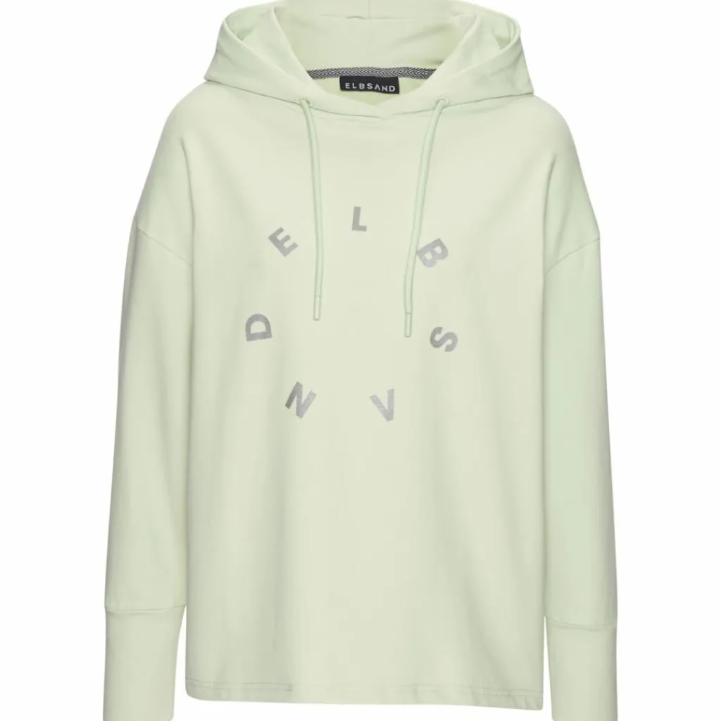 ELBSAND Pullover & Sweats<· Kapuzensweatshirt pastellgrün