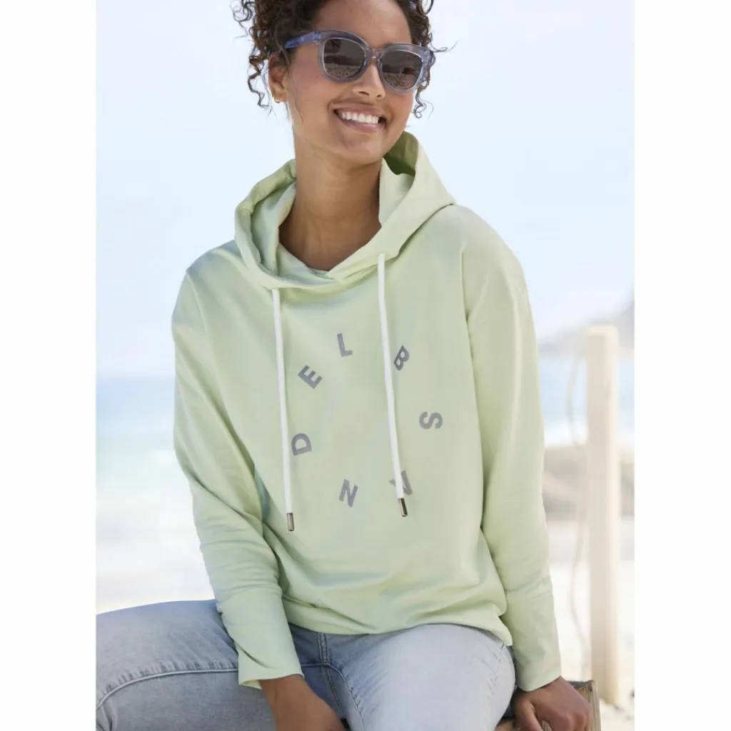 ELBSAND Pullover & Sweats<· Kapuzensweatshirt pastellgrün
