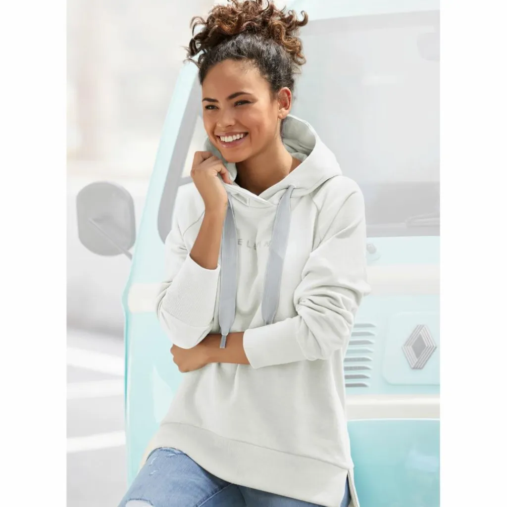 ELBSAND Pullover & Sweats<· Kapuzensweatshirt weiß