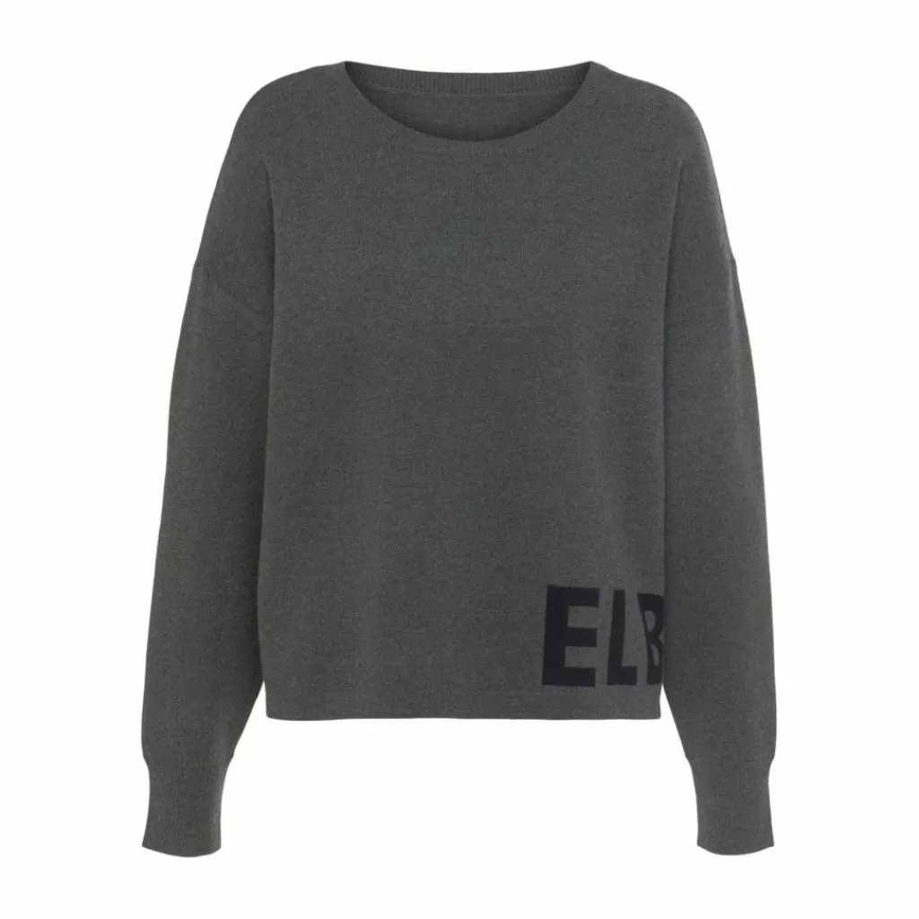 ELBSAND Pullover & Sweats<· Strickpullover anthrazit