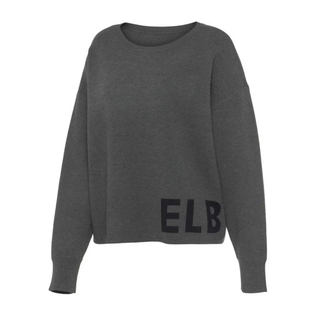 ELBSAND Pullover & Sweats<· Strickpullover anthrazit
