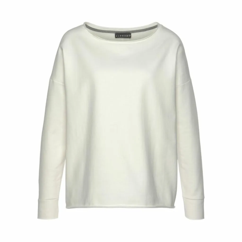 ELBSAND Pullover & Sweats<· Sweatshirt weiß