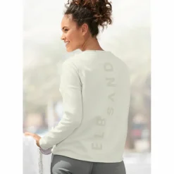 ELBSAND Pullover & Sweats<· Sweatshirt weiß