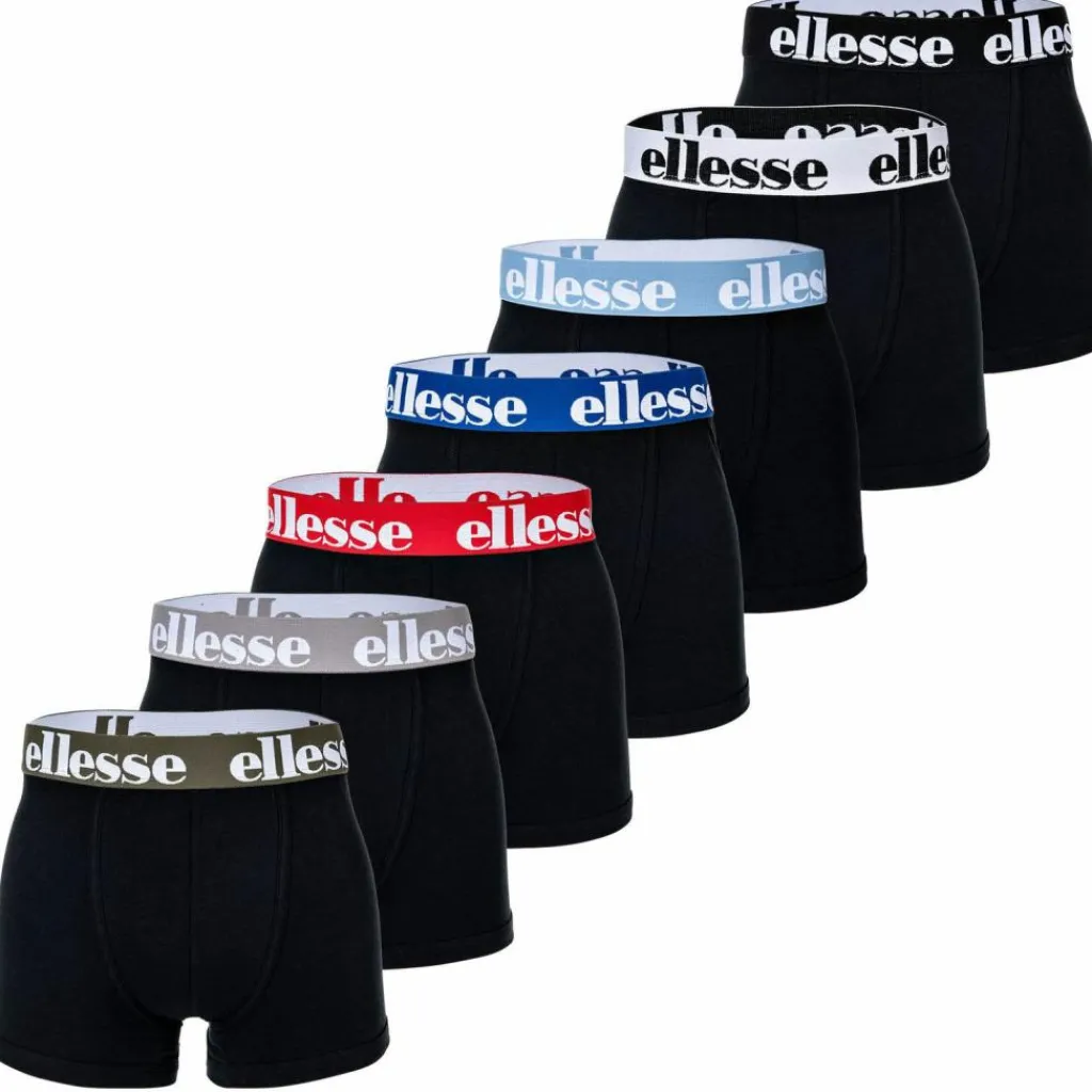 Ellesse Unterwäsche<· Boxershort Schwarz/Blau/Rot/Grau