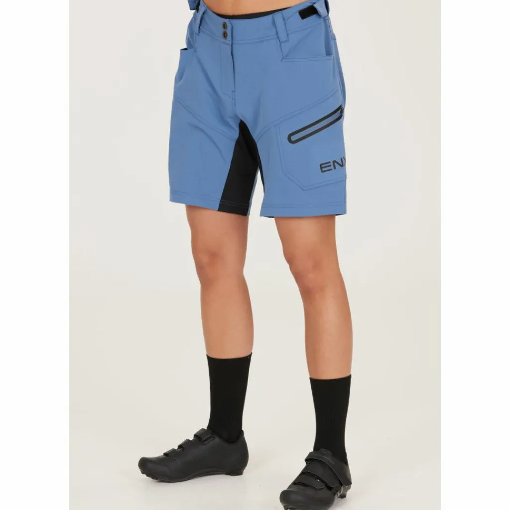 Endurance Radsport<· Jamilla W 2 in 1 Shorts 2183 Moonlight Blue