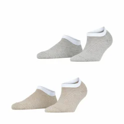 Discount · Allover Stripe 2-Pack Damen Socken