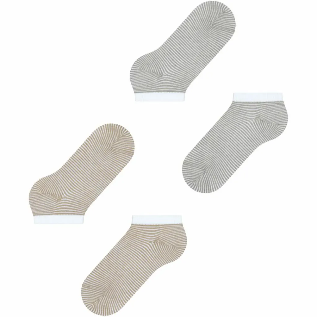Discount · Allover Stripe 2-Pack Damen Socken
