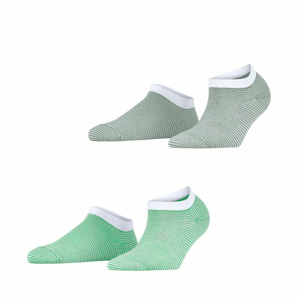 · Allover Stripe 2-Pack Damen Socken