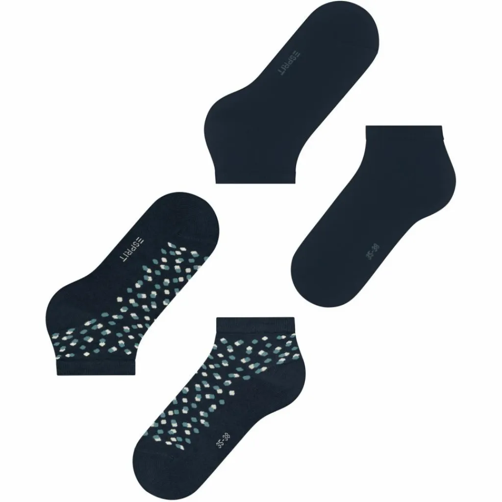 Online · Eclipse Dots 2-Pack Damen Socken