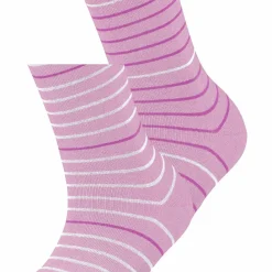 ESPRIT Socken<· Fine Stripe 2-Pack orchid (8621)