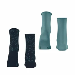 ESPRIT Socken<· Flower Lines 2-Pack sortiment (0040)