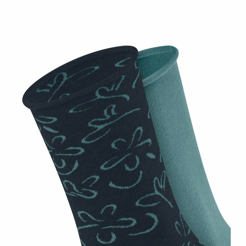 ESPRIT Socken<· Flower Lines 2-Pack sortiment (0040)