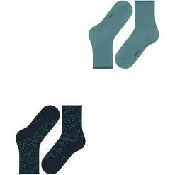 ESPRIT Socken<· Flower Lines 2-Pack sortiment (0040)