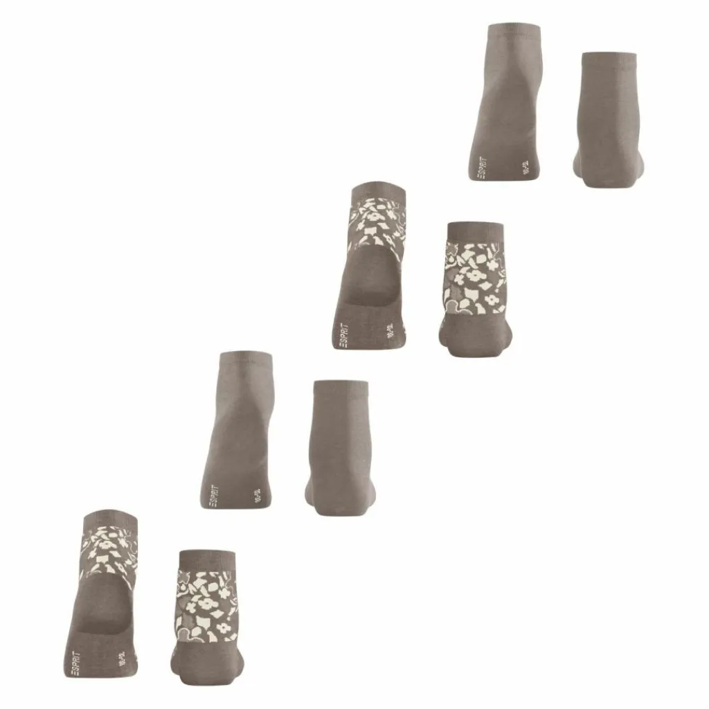ESPRIT Socken<· Geranium Flower SSO 4P sortiment (0020)