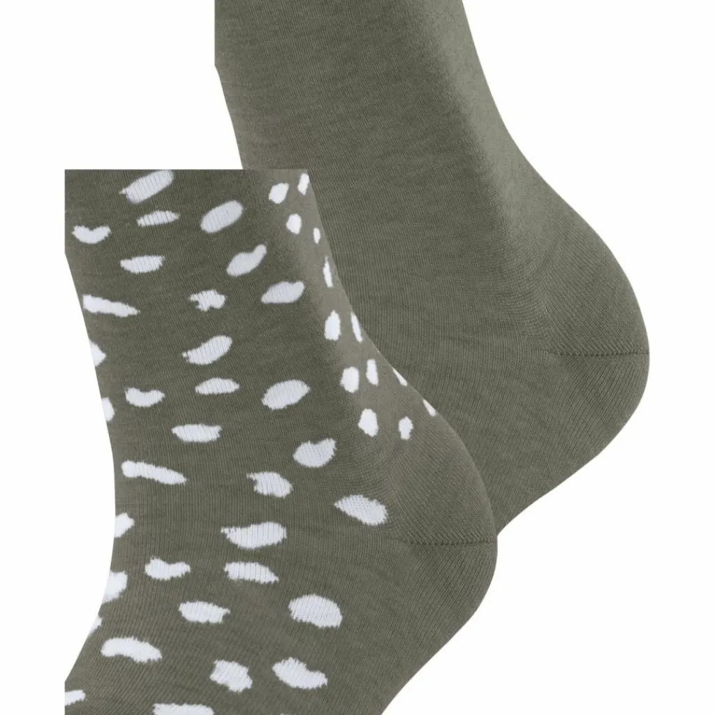 ESPRIT Socken<· Irregular Dot SO 2P leaf (7064)