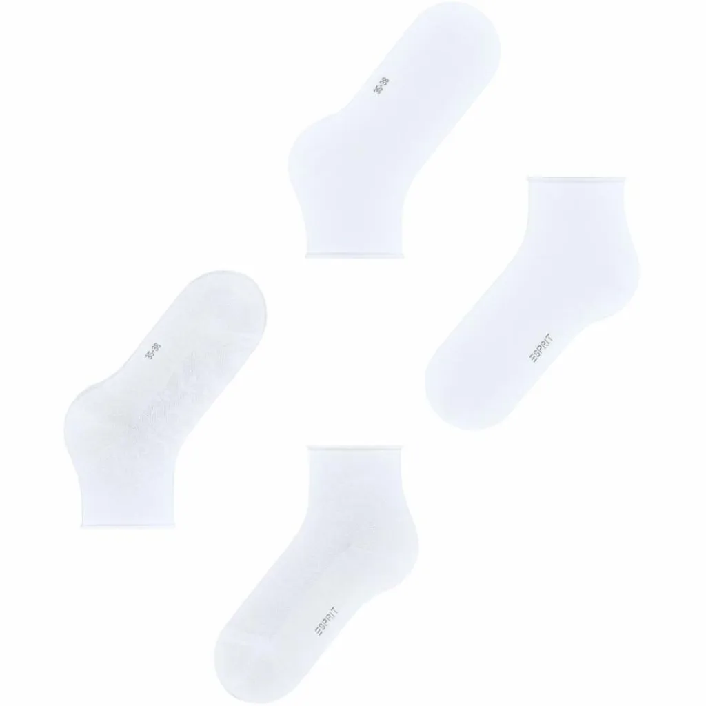 ESPRIT Socken<· Lacy Flowers SSO 2-Pack white (2000)