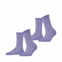 · Petite Flowers SO 2-Pack Damen Socken