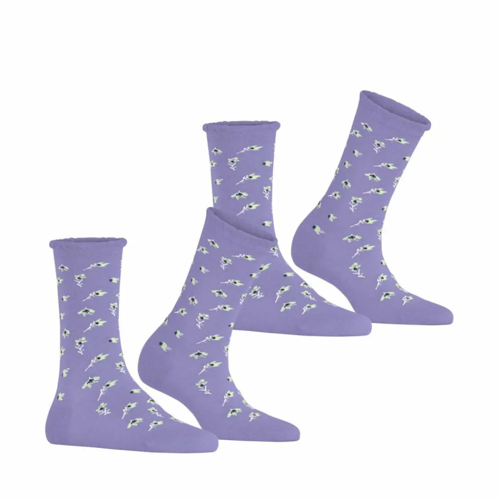 · Petite Flowers SO 2-Pack Damen Socken