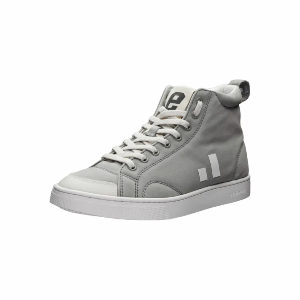ethletic Skateboarding<· Active Hi Cut Shadow Grey-Just White