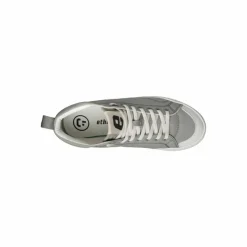 ethletic Skateboarding<· Active Hi Cut Shadow Grey-Just White