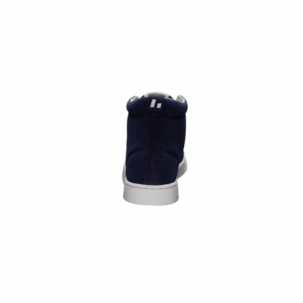 ethletic Skateboarding<· Active Hi Cut ocean blue - just white