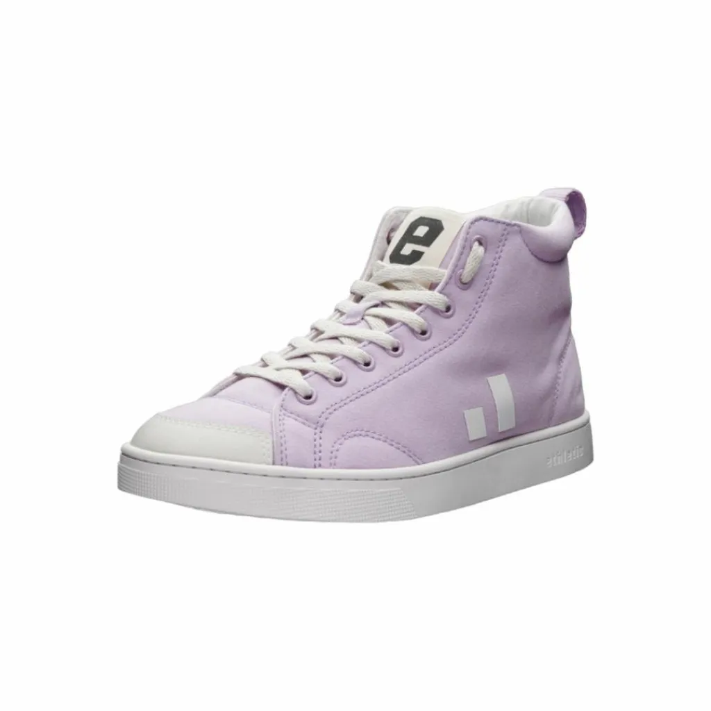 ethletic Skateboarding<· Active Hi Cut Lavender Pink-Just White