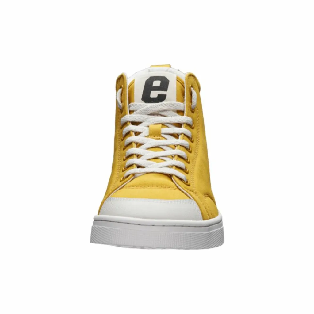 ethletic Skateboarding<· Active Hi Cut Mustard Yellow-Just White