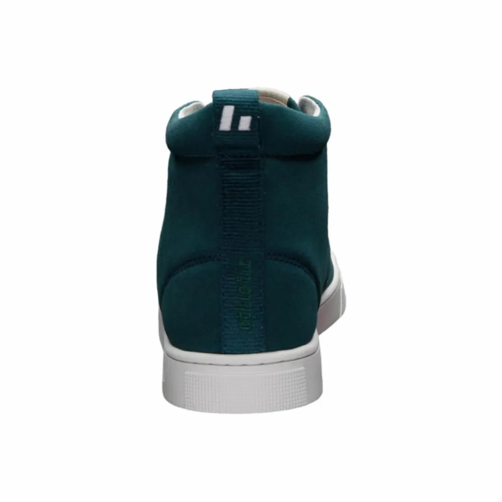 ethletic Skateboarding<· Active Hi Cut Fir Tree Green-Just White