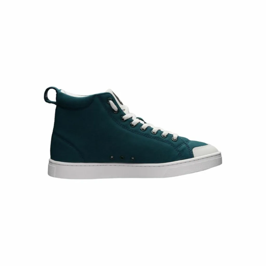 ethletic Skateboarding<· Active Hi Cut Fir Tree Green-Just White