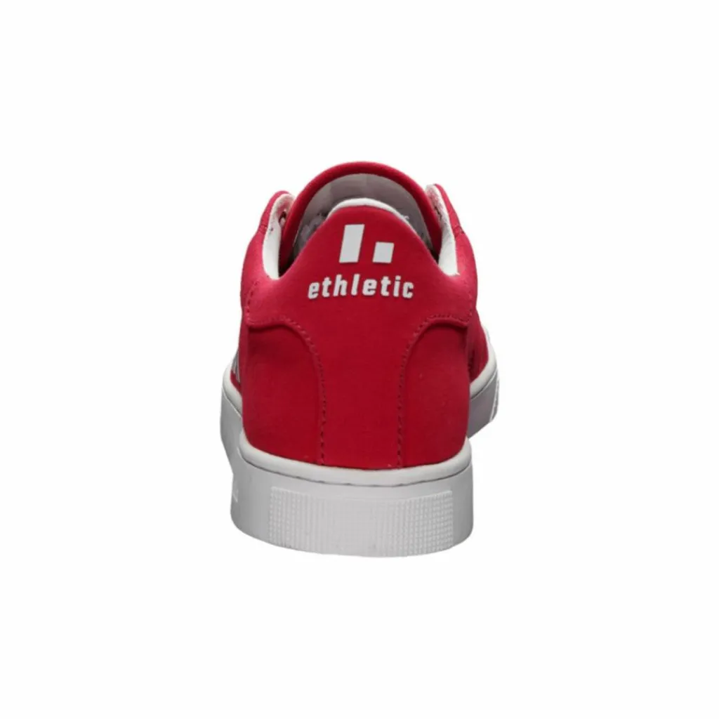 ethletic Sneaker|Sneaker<· Active Lo Cut cranberry red - just white