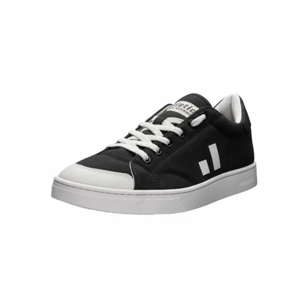 ethletic Skateboarding<· Active Lo Cut jet black - just white