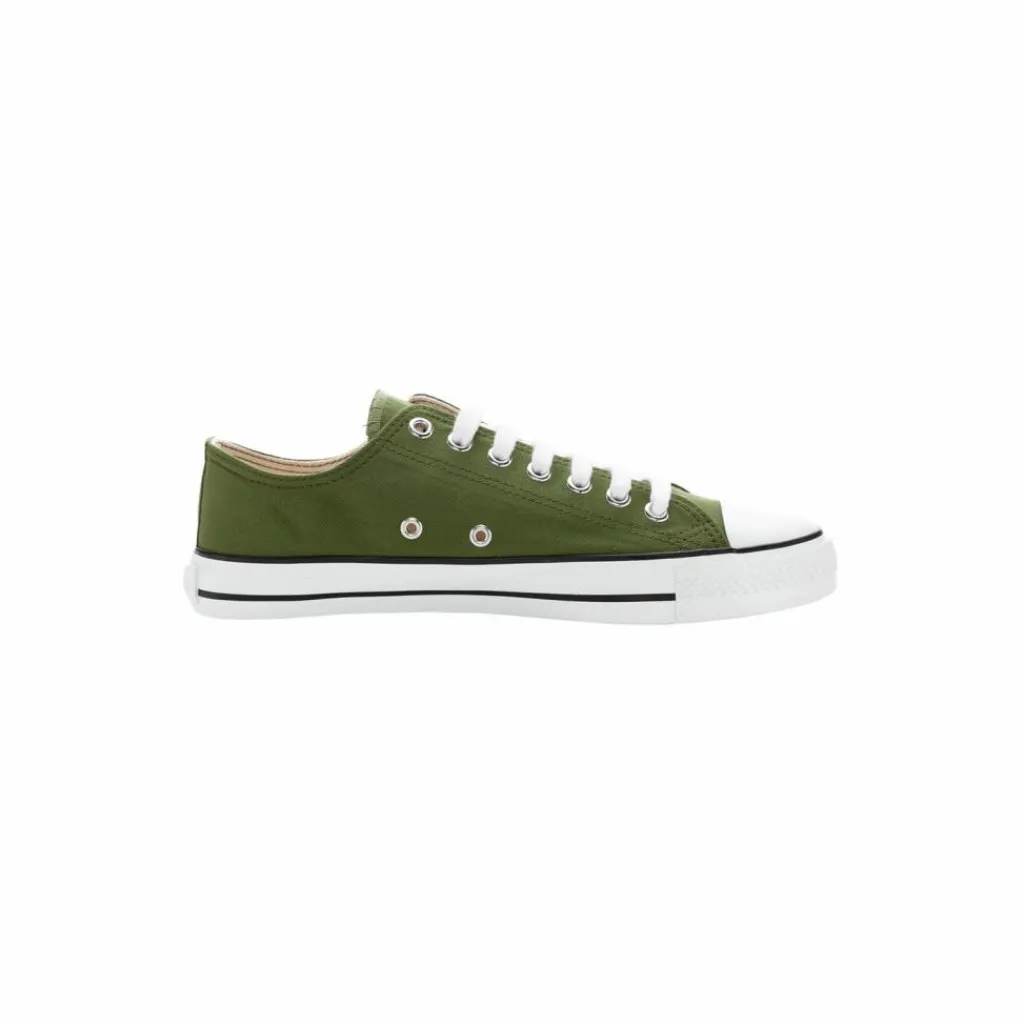 ethletic Skateboarding<· Trainer White Cap Lo Cut camping green just white