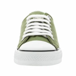 ethletic Skateboarding<· Trainer White Cap Lo Cut camping green just white