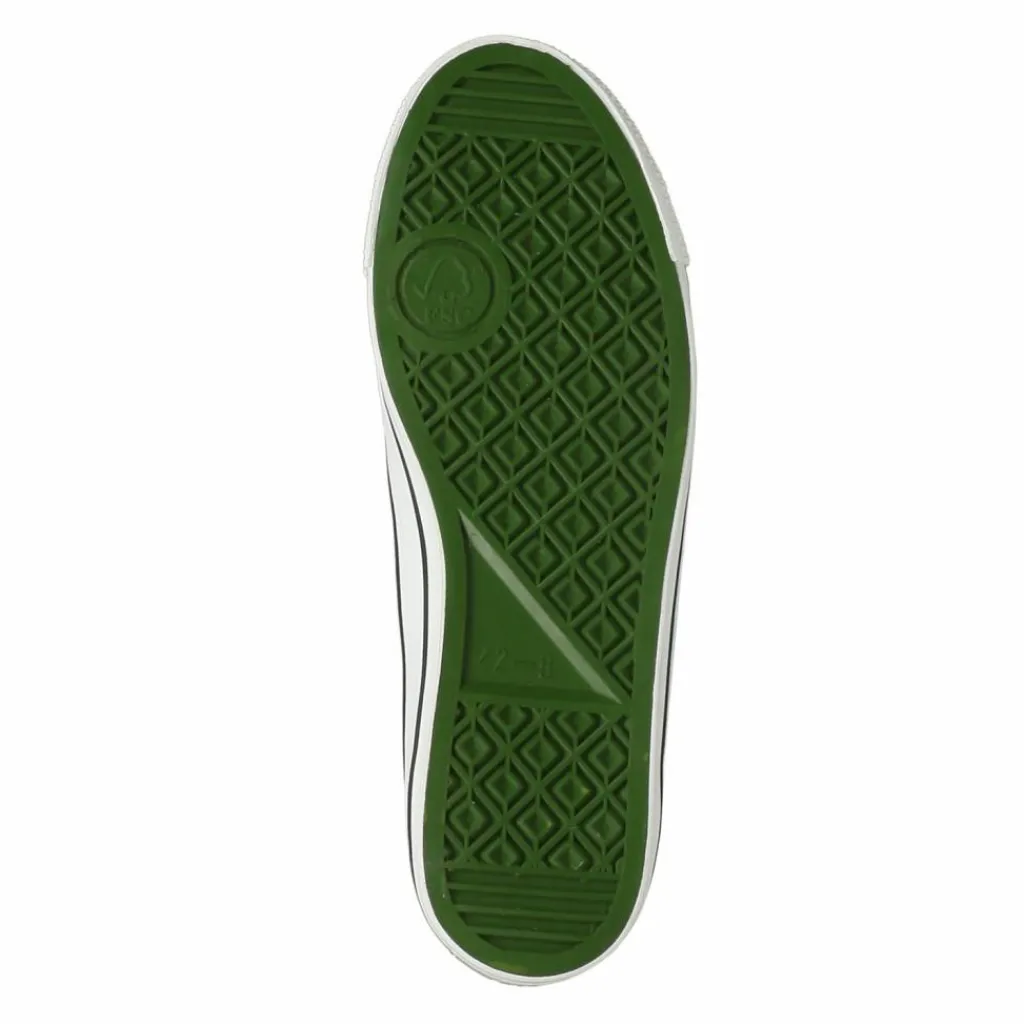 ethletic Skateboarding<· Trainer White Cap Lo Cut camping green just white