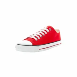 ethletic Skateboarding<· Trainer White Cap Lo Cut cranberry red just white