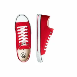 ethletic Skateboarding<· Trainer White Cap Lo Cut cranberry red just white