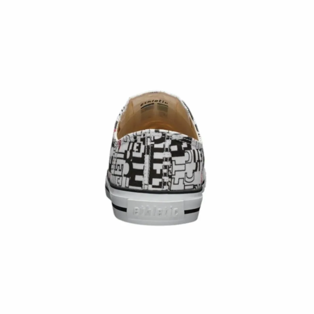 ethletic Skateboarding<· Trainer White Cap Lo Cut Letters White-Just White