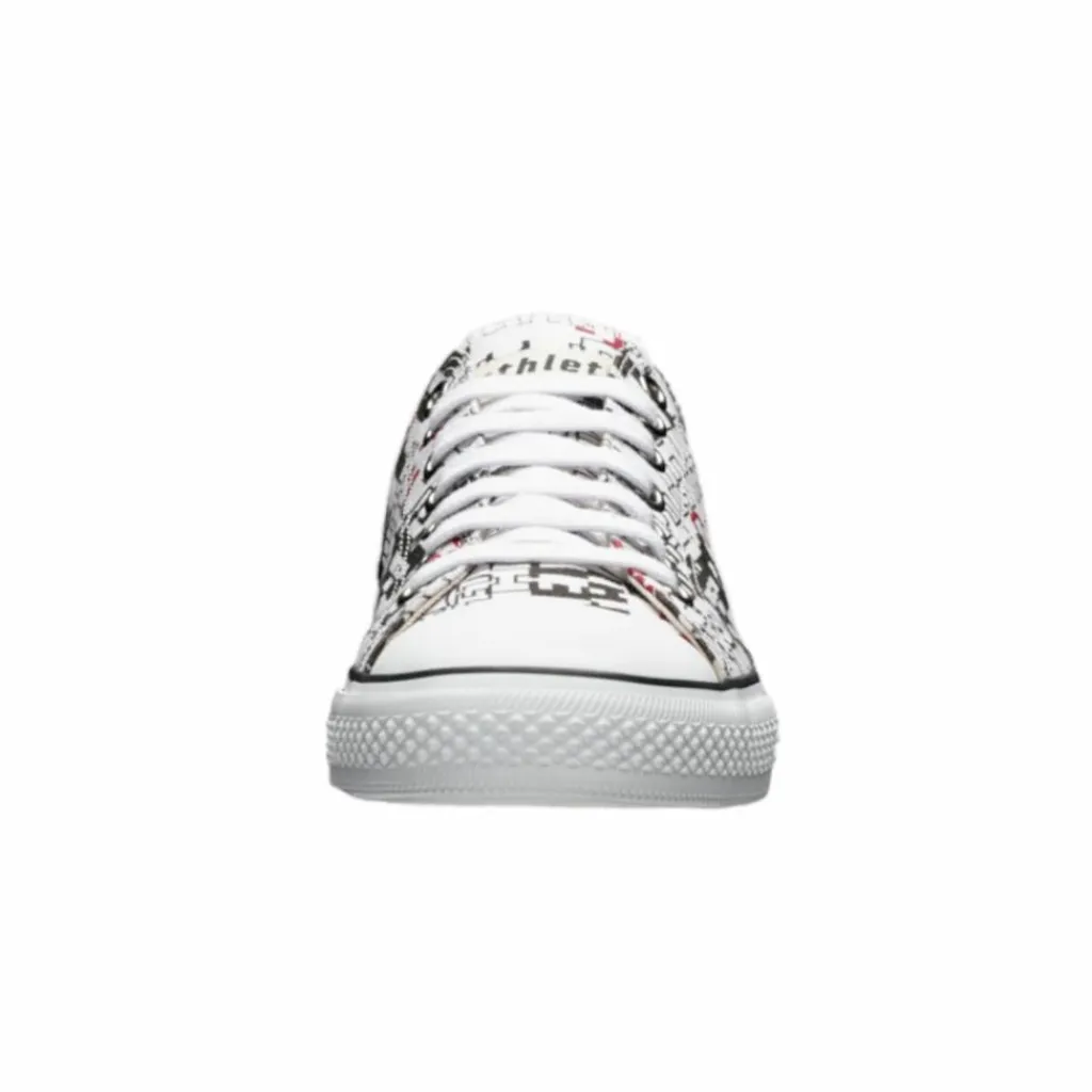 ethletic Skateboarding<· Trainer White Cap Lo Cut Letters White-Just White
