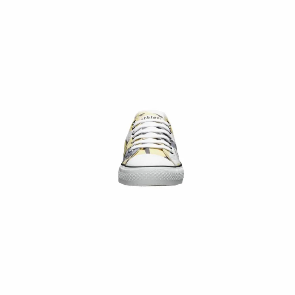 ethletic Sneaker|Sneaker<· Trainer White Cap Lo Cut Camou Yellow-Just White