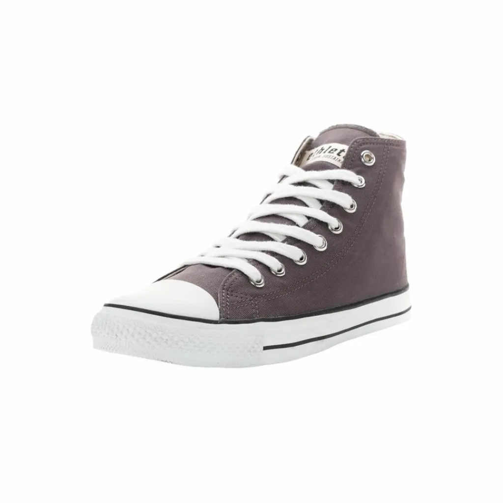 ethletic Skateboarding<· White Cap Hi Cut pewter grey - just white