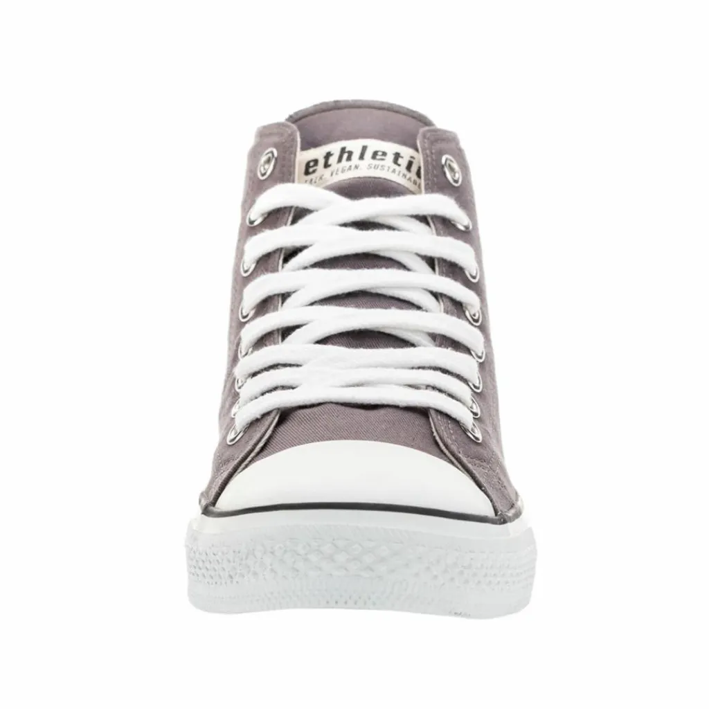 ethletic Skateboarding<· White Cap Hi Cut pewter grey - just white