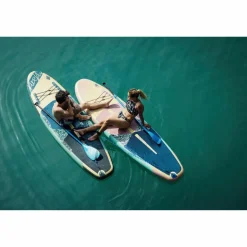 FIREFLY Stand Up Paddling<· iSUP 300 COM I wood-purple-dark-pin