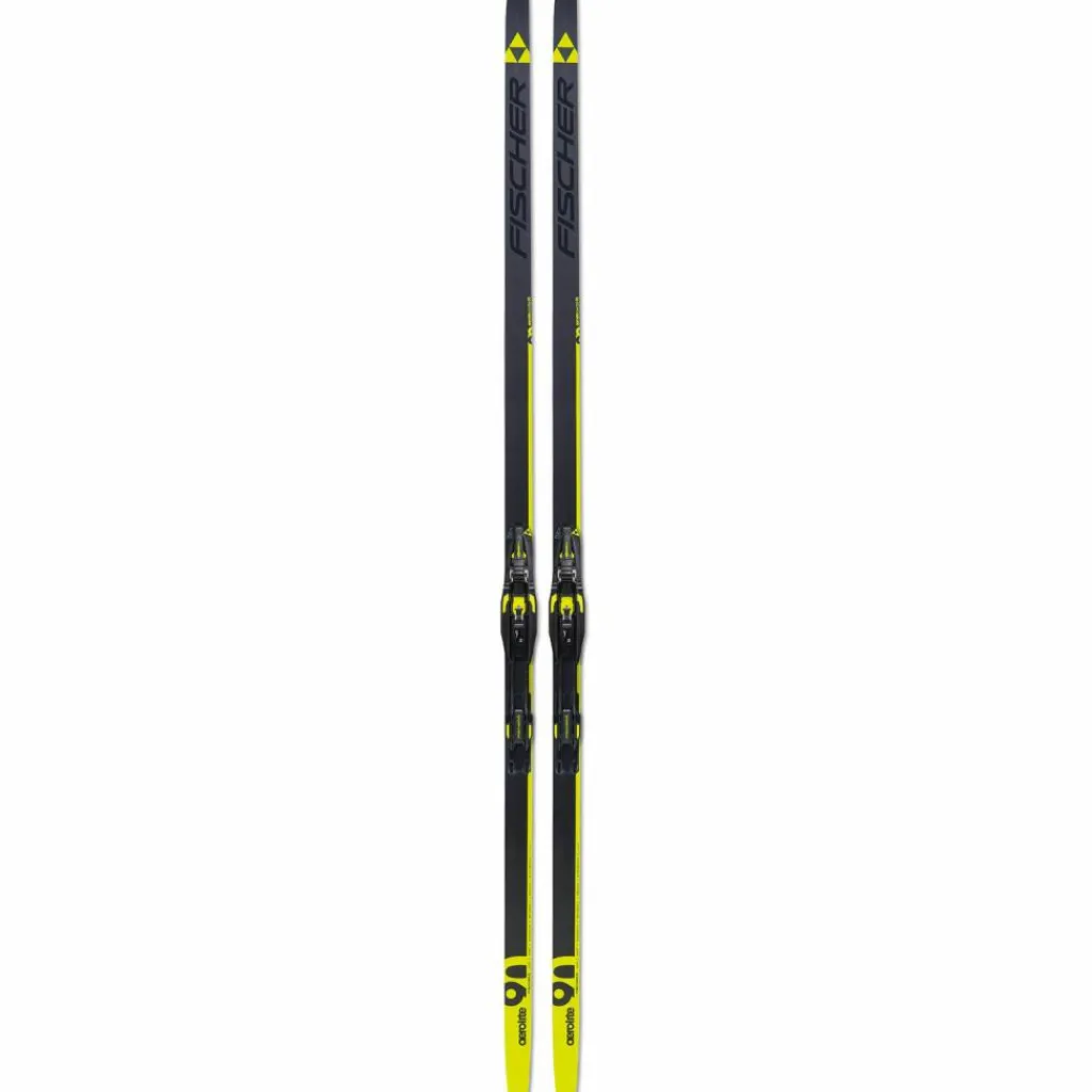 Fischer Skilanglauf|Skier<· AEROLITE SKATE 90 MED+RACE SKATE 23/24 black-yellow
