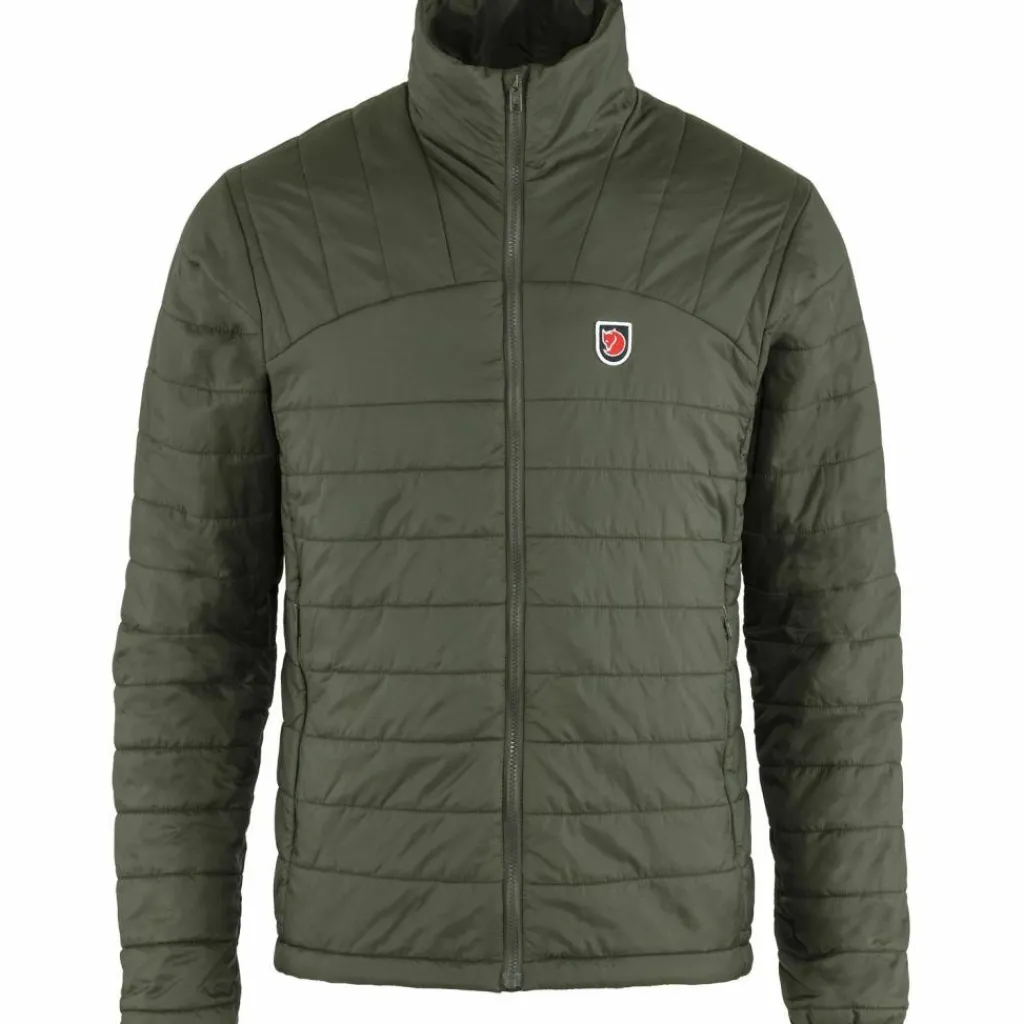 FJÄLLRÄVEN Winterjacken<· Expedition X-Lätt Tannengrün