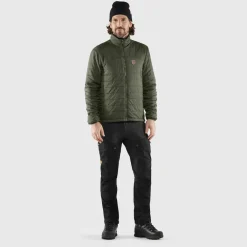 FJÄLLRÄVEN Winterjacken<· Expedition X-Lätt Tannengrün