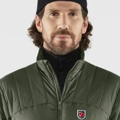 FJÄLLRÄVEN Winterjacken<· Expedition X-Lätt Tannengrün