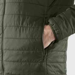 FJÄLLRÄVEN Winterjacken<· Expedition X-Lätt Tannengrün