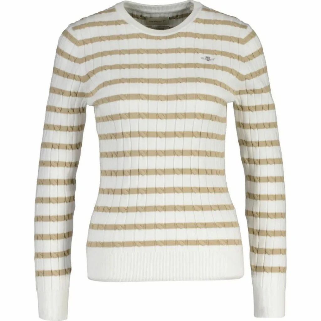 GANT Pullover & Sweats<· Strickpullover Weiß/Beige