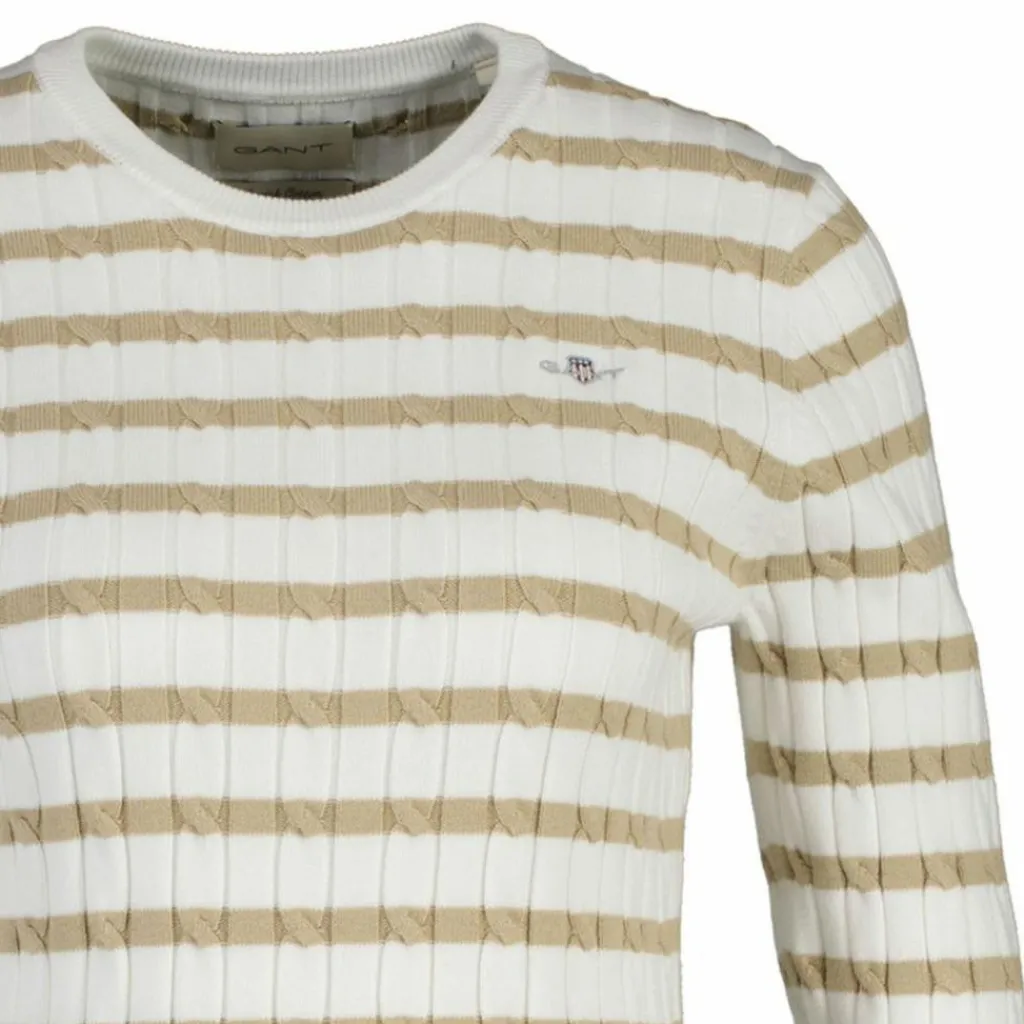 GANT Pullover & Sweats<· Strickpullover Weiß/Beige