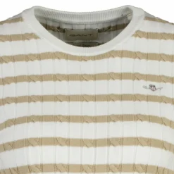GANT Pullover & Sweats<· Strickpullover Weiß/Beige